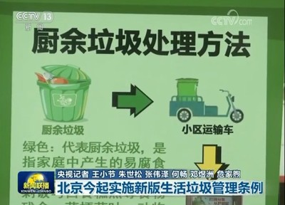 北京5月1日起實施新版生活垃圾管理條例 城市生活垃圾經(jīng)營服務(wù)邁入新階段